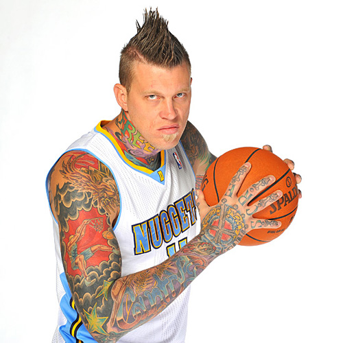 birdman denver nuggets tattoos. The Denver Nuggets defeated